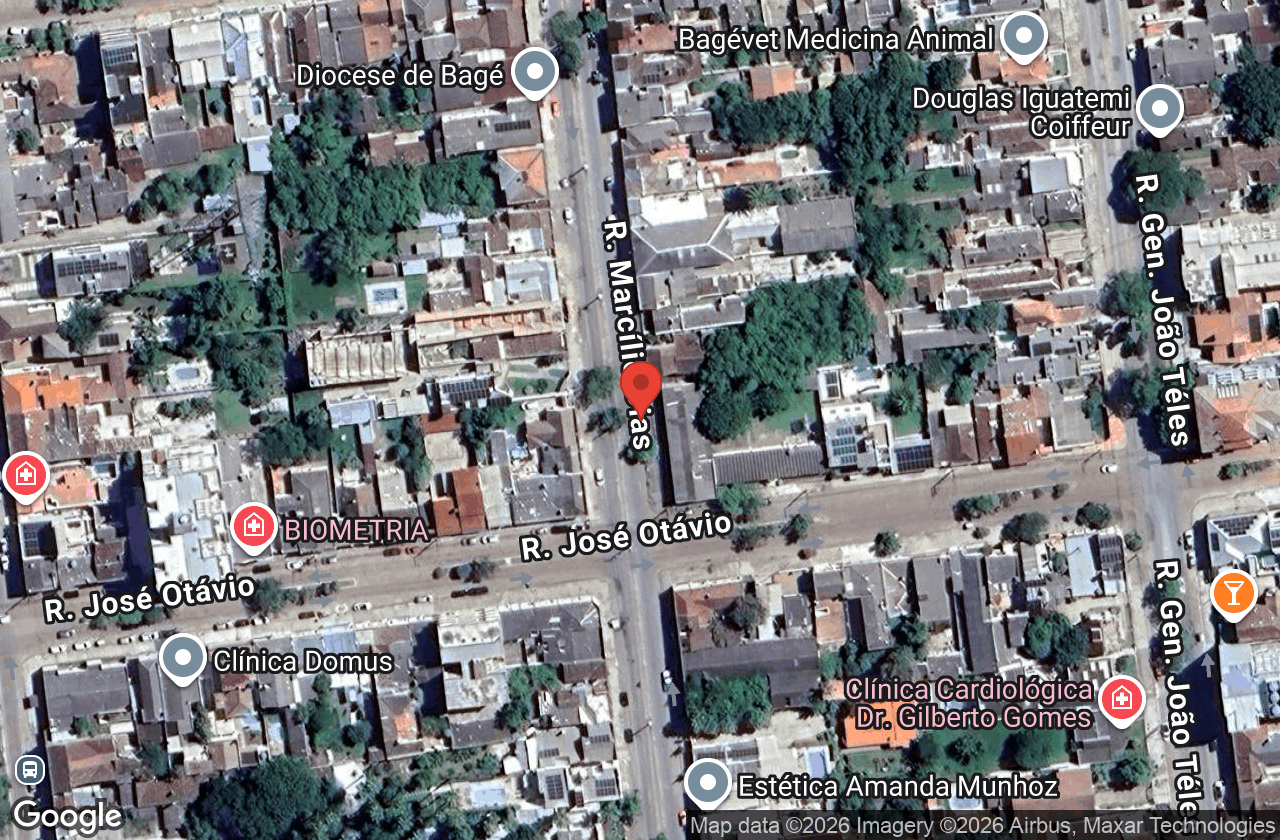 Vista de satélite da Matrícula 40698